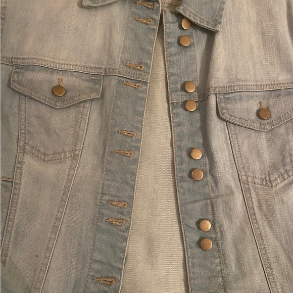 Boston Proper Light Blue Denim Jean Jacket - Size Small - Picture 2 of 4